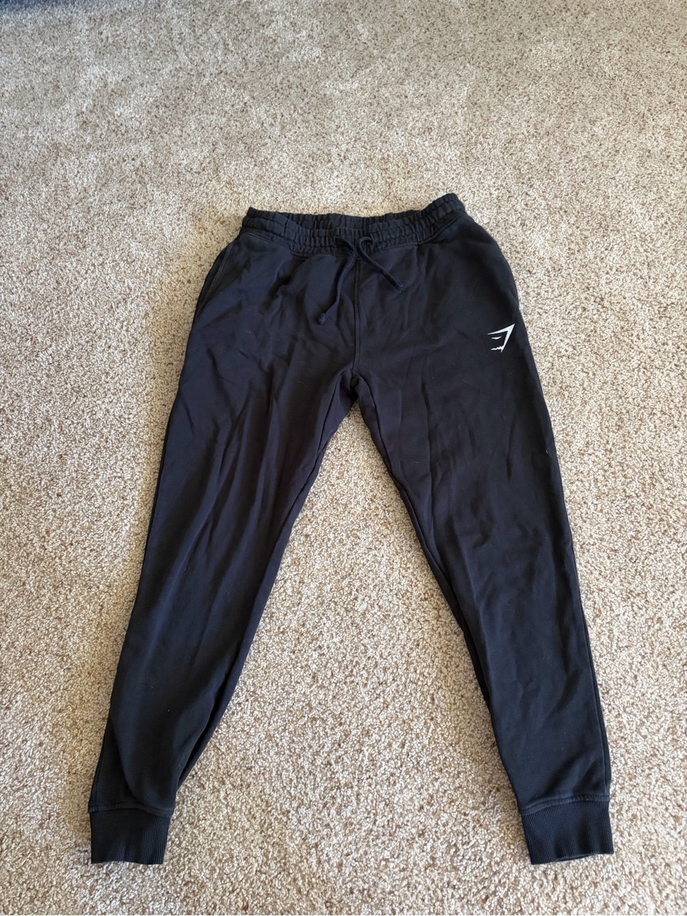 Gymshark Black Track Joggers
